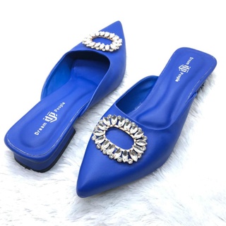 Lunox Dream People Shoes Sandal Pesta Wanita Selop Flat Shoes Cantik Terbaru