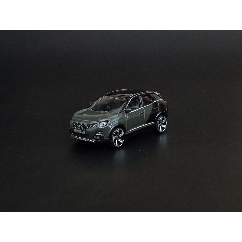 majorette peugeot 3008 GT สีเทาดำ