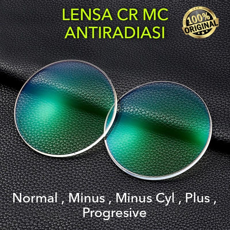 CR MC ANTI-RADIATION LENS NORMAL, MINUS, MINUS CELYNDER, PROGRESSIVE LENS / LENS 001