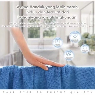 YJM-02【ขนาด 140x70 ซม】ผ้าเช็ดตัว ผ้าขนหนู คอตตอน 100% สีเข้ม ห่อตัวได้ สินค้าพร้อมส่ง