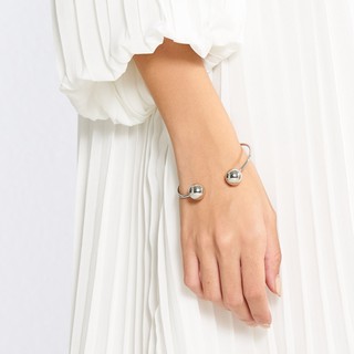 Miniglam Double Metallic Ball Bracelet (Silver) กำไลข้อมือเมทัลลิคทรงกลมสีเงิน