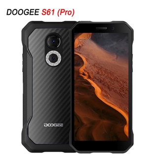 DOOGEE S61 Pro 8GB 128GB Cellphones Rugged Mobile Phone 6.0 Inch Display 48MP Night Vision Camera 5180mAh Android 12