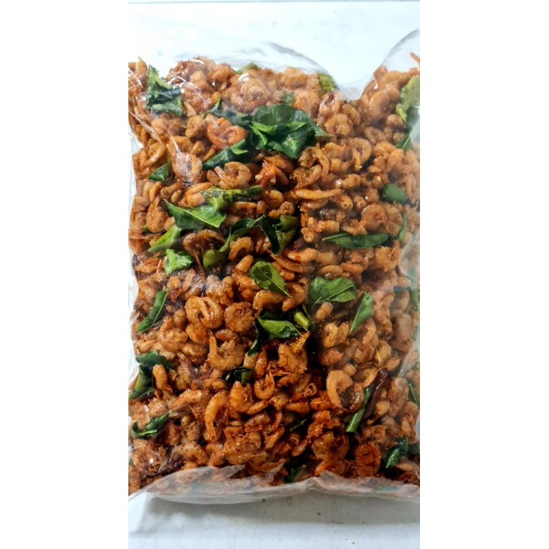 กุ้ง​(มีหัว)​ทอดกรอบ​สมุนไพร​3รส 200กรัม