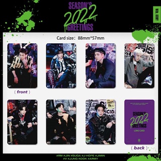 ^พร้อมส่งจ้า^ โลโม่การ์ดบีทีเอส บังทัน ปี2022 SEASONS GREETINGS lomo card 55ใบ ของสะสมKPOP ของสะสมบีทีเอส บังทัน