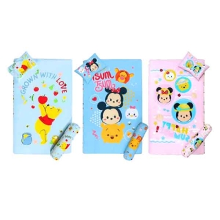 [3in1] Grace Kids ที่นอนเด็กแรกเกิด ลายลิขสิทธิ์ Disney แท้ Size M ขนาด 24x40x2.5 นิ้ว ใยสังเคราะห์ถอดปลอกได้