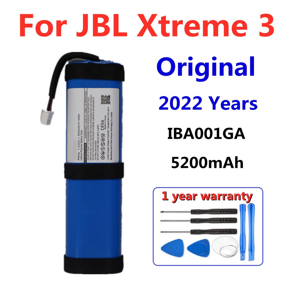 2022 New Original Battery For JBL Flip Pulse Xtreme 2 3 4 5 Charge 3 2 2+ Plus Harman Kardon Go Play Onyx Mini Speaker B