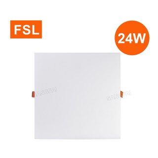 Panel LED ไร้ขอบ ทรงสี่เหลี่ยม 24W 220V แสงเดย์