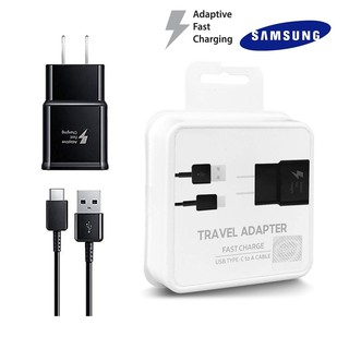 ชุดชาร์จ หัวชาร์จพร้อมสายชาร์จ Samsung (หัว+สาย)S8/S9/NOTE8/Note9 สาย+หัวFast Charge รุ่นType-C ของแท้100%