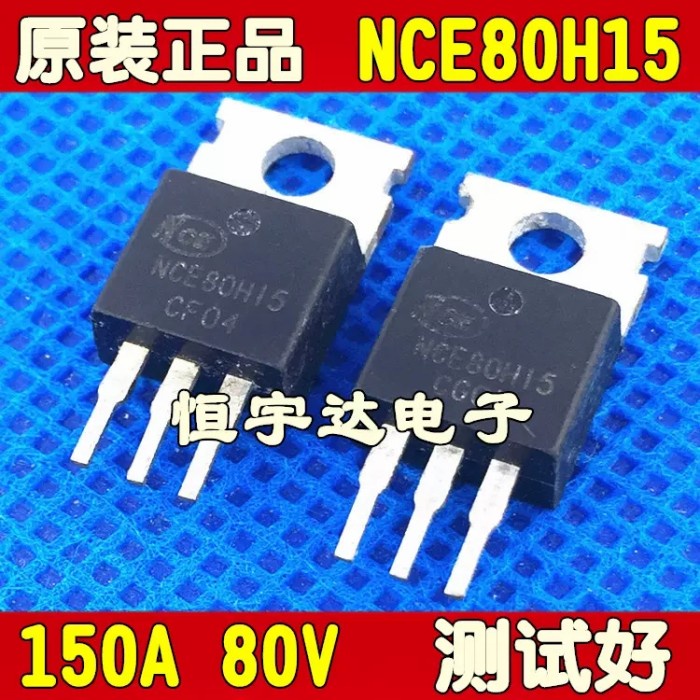 NCE80H15 NCE 80H15 NCE80H N-Ch Mosfet อินเวอร์เตอร์ 150A 80V To-220