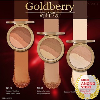 คอนทัวร์ ไฮไลท์ โกลด์เบอรี่ ดิ อินฟินิท บิวตี้ โกลว์ พาเลท Goldberry The Infinite Beauty Contour Hilight Glow