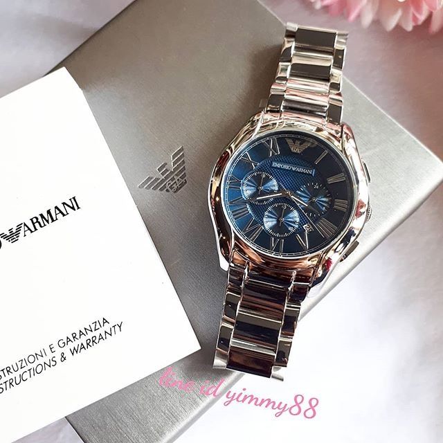 Emporio Armani Men's Chronograph Watch Armani Analog Blue Dial Men's Watch-AR11082 