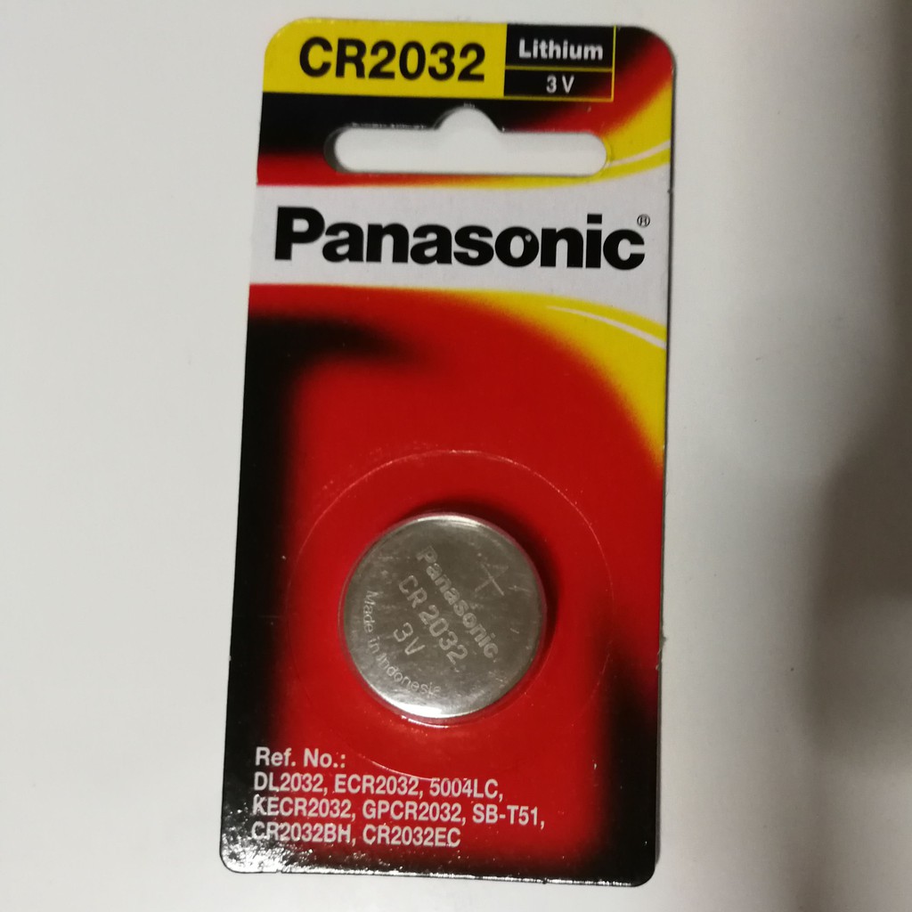 (แจกโค้ดลดทั้งร้าน) Panasonic ถ่านกระดุมลิเธี่ยม LITHIUM CR2032 3V (แท้ 100%)
