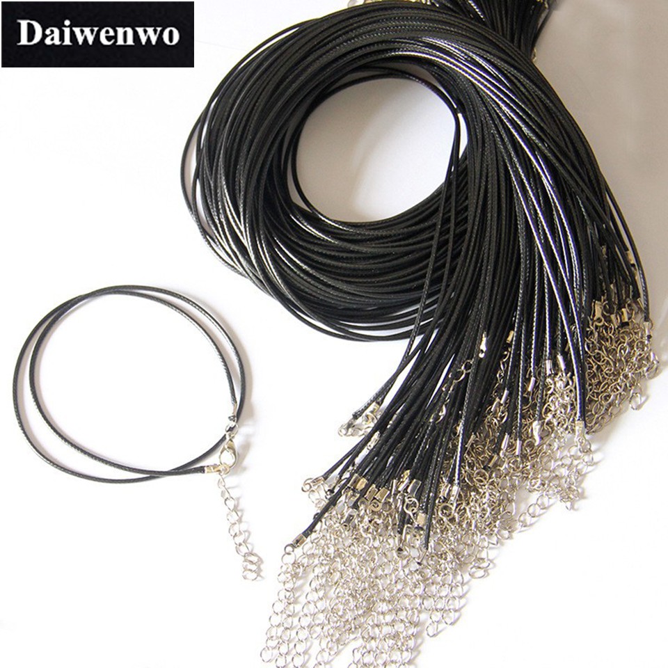10 ชิ้น/แพ็ค Handmade เชือกถักสร้อยคอและจี้ Lobster Clasp สตริงผลการค้นหา