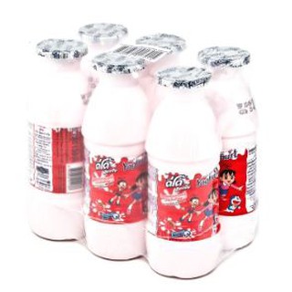 ดีโด้ น้ำสตรอเบอร์รี่10% ผสมโยเกิร์ต ขนาด 150ml ยกแพ็ค 6ขวด DEEDO STRAWBERRY JUICE YOGHURT