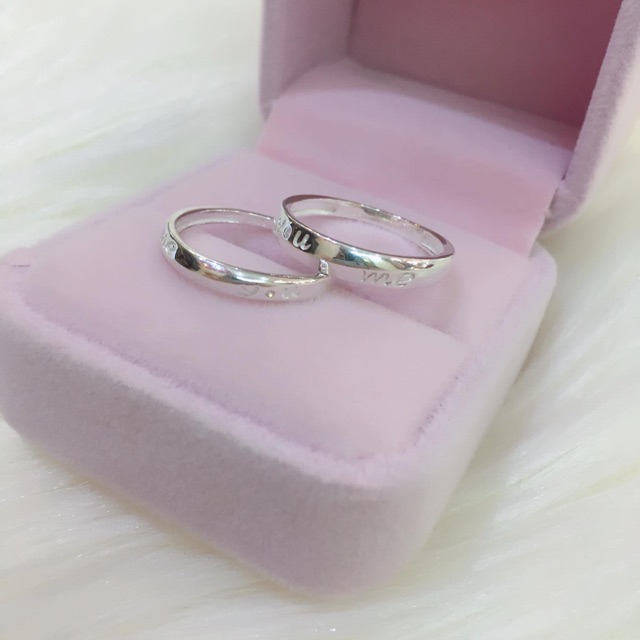 SILVER JEWELRY DOUBLE RING (ของจริง)