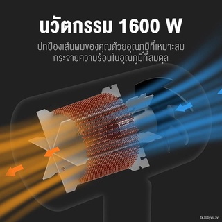 ๑[พร้อมส่ง] Xiaomi Mi Mijia Portable Anion Electric Hair Dryer 1600W ไดร์เป่าผมไฟฟ้า แบบพกพา พับเก็บได้