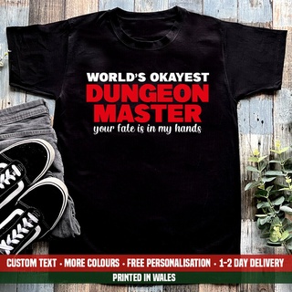 เสื้อยืด พิมพ์ลาย WorldS Okest Dungeon Master เหมาะกับของขวัญ