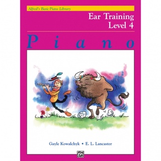 หนังสือเรียนเปียโน Alfred Basic Piano Ear Training 4