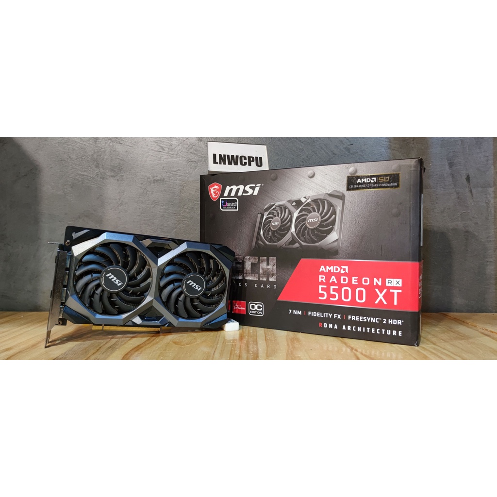 การ์ดจอ MSI RX5500XT 8GB