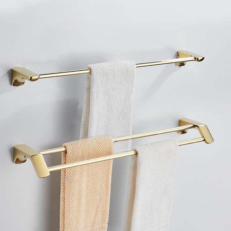 อุปกรณ ์ ห ้ องน ้ ํา Organizer Rack Gold สแตนเลสห ้ องน ้ ํา Organizer ห ้ องน ้ ําผ ้ าเช ็ ดตัวผู ้ ถือเนื ้ อเยื ่ อห ้ องน ้ ําแปรงผู ้ ถือ - รูปที่ 5