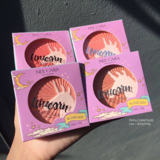 🍒NEE CARA UNICORN BLUSH DUO N313🍒✨
#บรัชออน