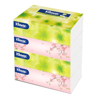 กระดาษเช็ดหน้า คลีเน็กซ์ เนเชอรัล ซอฟท์บอกซ์  หลายสี กระดาษทิชชู Kleenex Natural Softbox Facial Tissue Multi Color