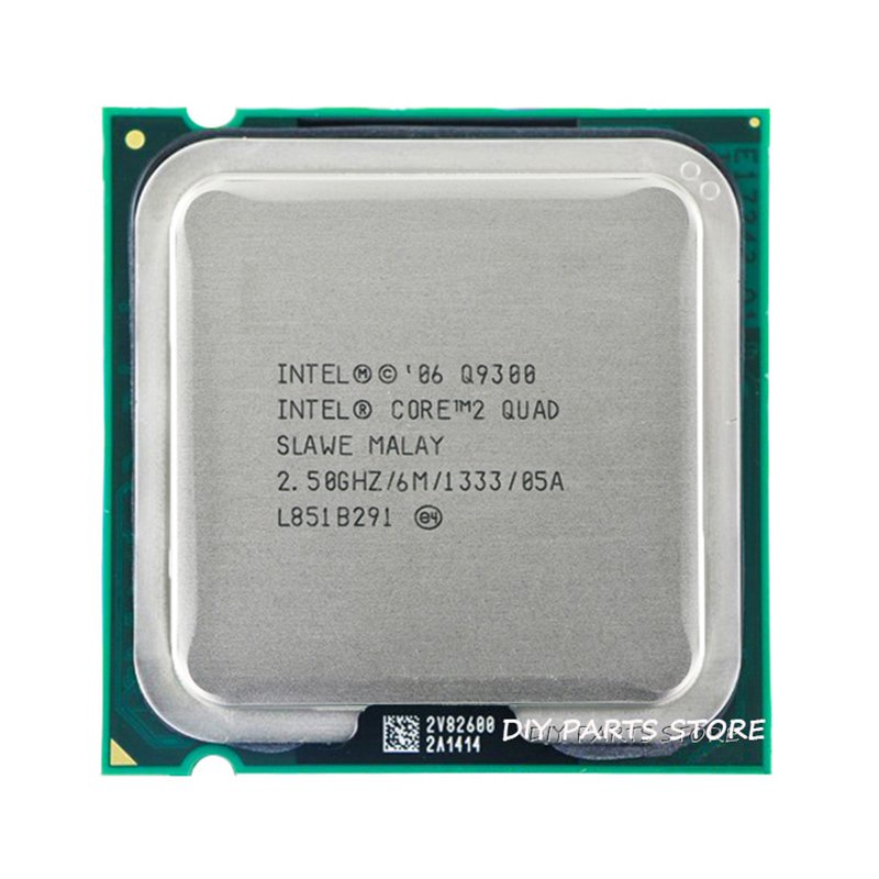 ส่งเร็ว 4 คอร์ INTEL Core 2 Quad Q9300 โปรเซสเซอร์ CPU 2.5Ghz 6M 1333GHz) ซ็อกเก็ต LGA 775 #6