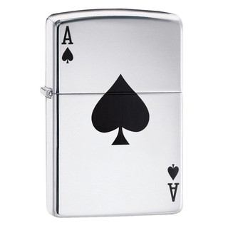 Zippo ไฟแช็กรุ่น 24011 Lucky Ace ของแท้ รับประกันตลอดชีวิต นำเข้าและจำหน่ายโดยตัวแทนจำหน่าย