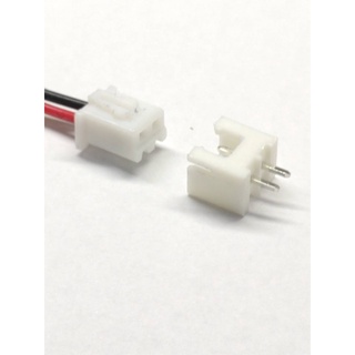 XH2.54 2 pin connector plug,สายเชื่อมต่อคอนเน็คเตอร์ พร้อมขั้วต่อคอนเน็คเตอร์ตัวผู้ จำนวน 1ชุด