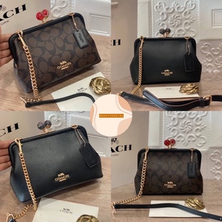 🟥หนังแท้🟥 MS เกรด1:1 กระเป๋าสะพายข้าง coach 22cm