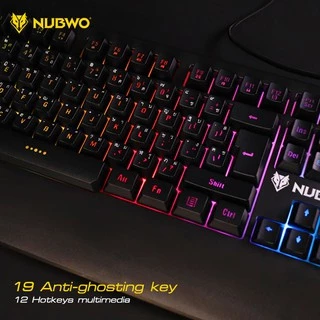 คีย์บอร์ดเกมมิ่ง Nubwo VAKANT NK-30 K8 K12 KB-725 Gaming Keyboard คีย์บอร์ด กันน้ำ ประกัน 1 ปี