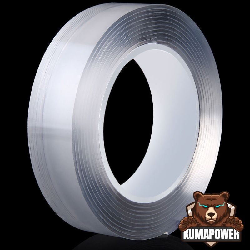 เทปใสมหัศจรรย์ สองหน้า เหนียวหนึบ  ลอกได้ไม่ทิ้งคราบ ใช้ซ้ำได้ กาวสองหน้าใสนาโน ใช้ติดผนัง กันน้ำ สะดวกมาก - รูปที่ 3