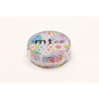 mt masking tape random dot (MTEX1P108) / เทปตกแต่งวาชิ ลาย random dot แบรนด์ mt masking tape ประเทศญี่ปุ่น