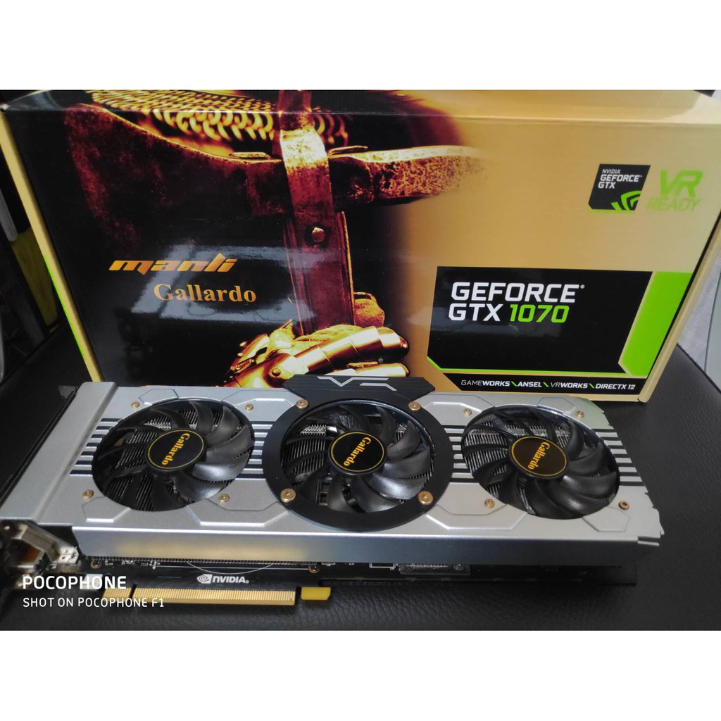 ขาย Gtx 1070 8gb Manli Gallardo (มือสอง)