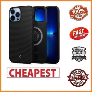 Spigen เคสโทรศัพท์มือถือ ลาย Mag Armor ปลอดภัย สําหรับ IPHONE 13 Mini Pro Max IPHONE13 Mini Pro Max