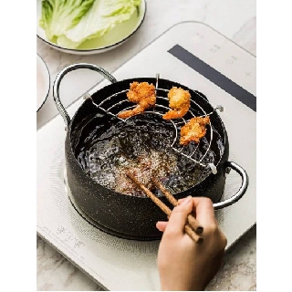 หม้อทอด สไตล์ญี่ปุ่น Japanese Fryer ขนาด 22 * 8.5cm พร้อมส่ง