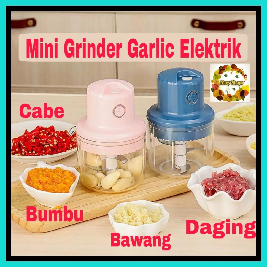 NA - MINI GRINDER GARLIC ELECTRIC USB - MINI USB GRINDER - USB CHOPPER