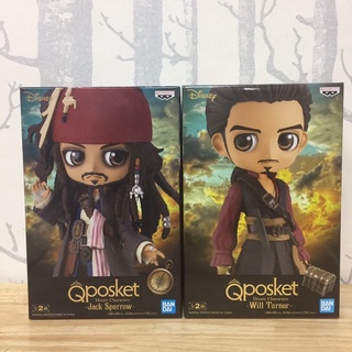 🐳pw🐳ฟิกเกอร์ (มือ1/JP/พร้อมส่ง) Q posket - ตัวละครจาก Pirates of the Caribbean - Will Turner, Jack Sparrow