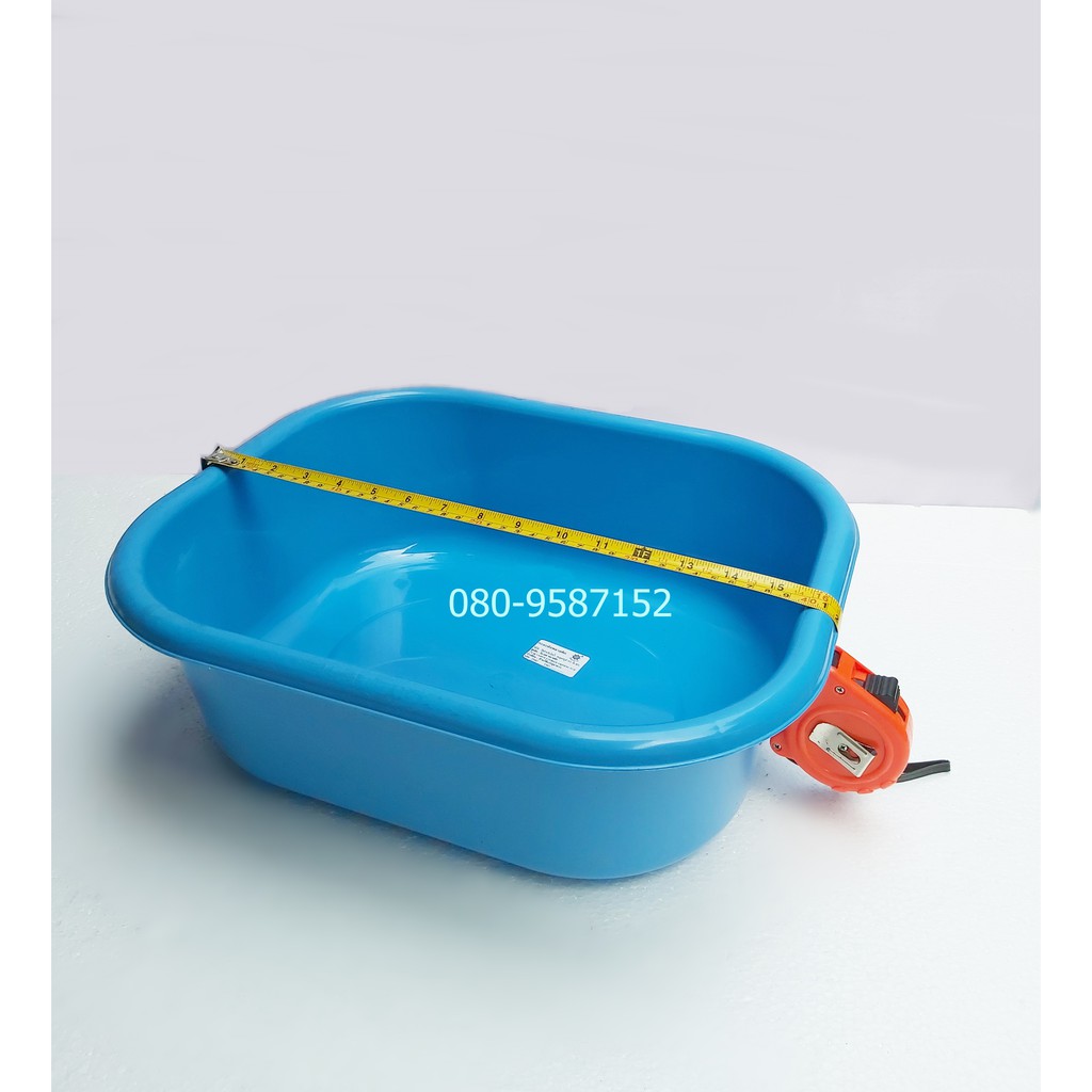 กะละมังพลาสติกเหลี่ยม-ใหญ่ OS No.777 คละสี