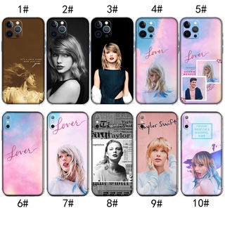 เคสโทรศัพท์มือถือ แบบใส ลายนักร้อง Taylor Swift สําหรับ iPhone 7 8 Plus 11 Pro Max EG79