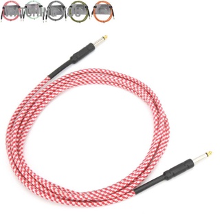 Watching You Guitar Cable Braided Shield Nickel‑Plated Plug Audio Cord Electronic Musical Instrument Wire