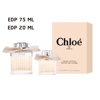 (โบว์ครีม) Set Chloe EDP Travel Edition Set 75 ml + 20 ml. กล่องซีล