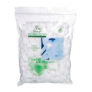 Ambulance Cotton Balls สำลีก้อน ตรารถพยาบาล สำลี จากฝ้ายบริสุทธิ์ 100% ขนาด 100 กรัม 04914