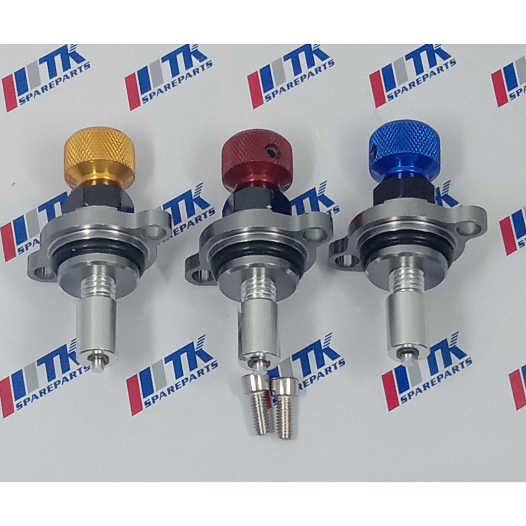 ตัวปรับตั้งเรือนลิ้นเร่งพร้อมน็อต 2ตัว CBR-150 สินค้ามีราคาต่อ 1ตัวและราคาต่อ 5ตัว มีสีให้เลือก