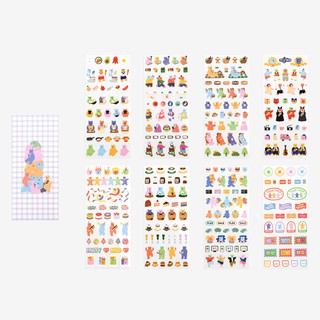 Diary Remover Seal Set 4.0 (27~34) สติ๊กเกอร์เซ็ต จาก Dailylike ลิขสิทธิ์แท้