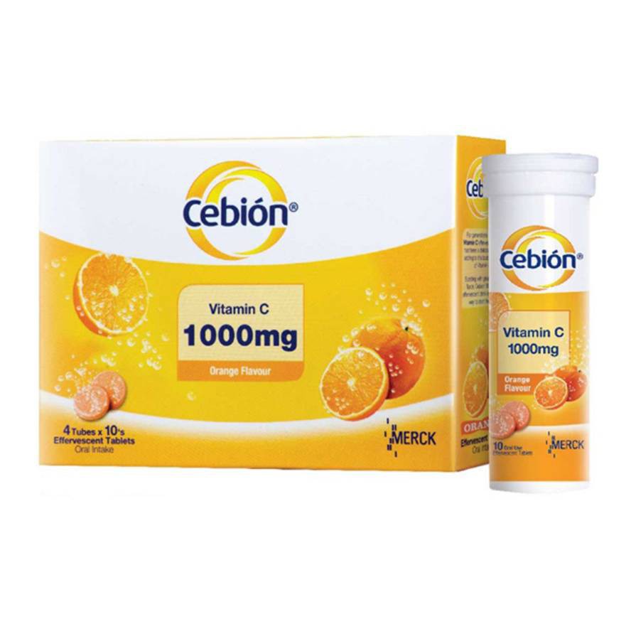 Cebion วิตามินซี 1000มก. (10s / 40) เม็ดฟู่