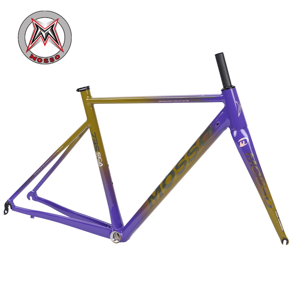 2022 mosso 735SCA road bike frame AL7075 ROAD BIKE FRAME AND FORK  light alloy frame 700C bike frame