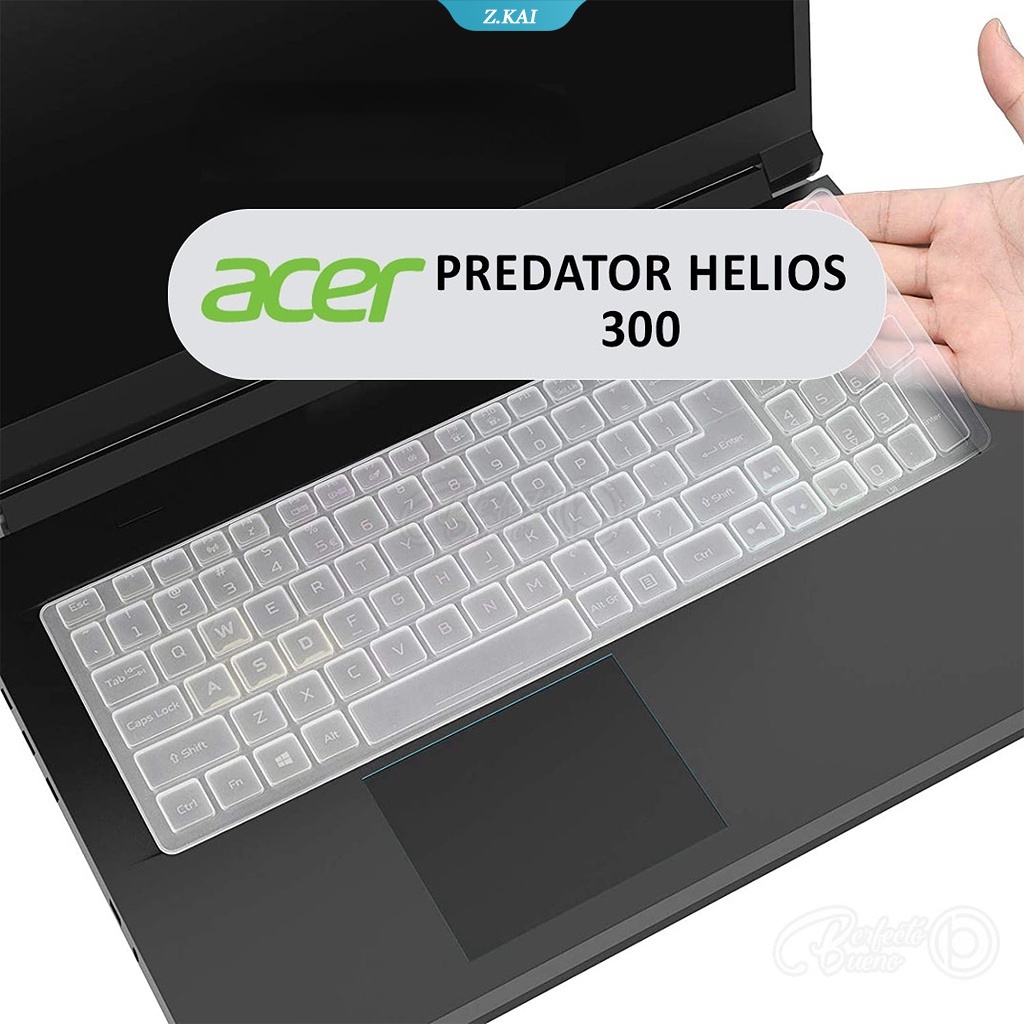 แผ่นฟิล์มซิลิโคนครอบแป้นพิมพ์ กันน้ํา กันฝุ่น สําหรับแล็ปท็อป 15.6 นิ้ว Acer Predator Helios 300 PH315-52 53 54 PH317-53 54 [ZK]