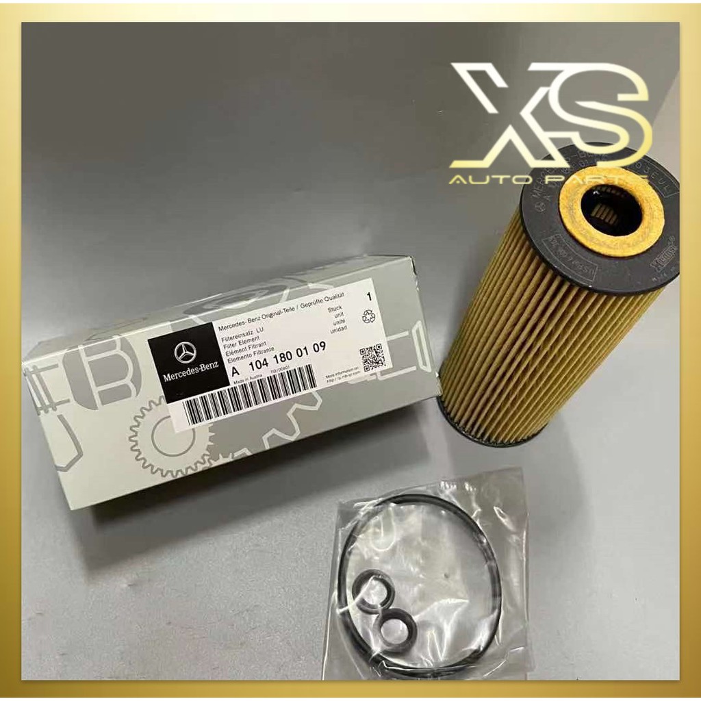 -กรองน้ํามัน MERCEDES BENZ W202 W203 C200 (A1041800109)(HU727/1)(OX133D)(E142H D21)(A1041840425)