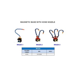 MAGNETIC BASE WITH HOSE NOZZLE สายนำหล่อเย็นรุ่นพลาสติกแบบฐานแม่เหล็ก